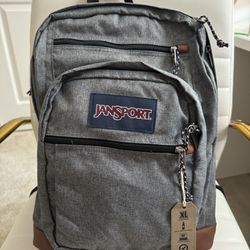 New Grey Jansport Backpack