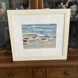 Framed Print of Watercolor Painting “Piper March” by artist Jacqueline Penney