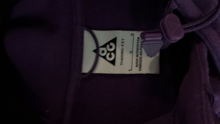 Verbal ACG hoodie size large with zipper kangaroo pocket