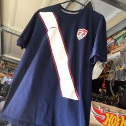 USA Soccer Tee Shirt Size Adult L/XL