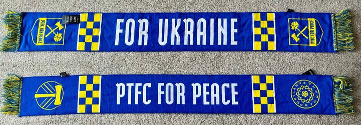 Portland Timbers / Thorns PTFC For Peace For Ukraine Soccer Scarf