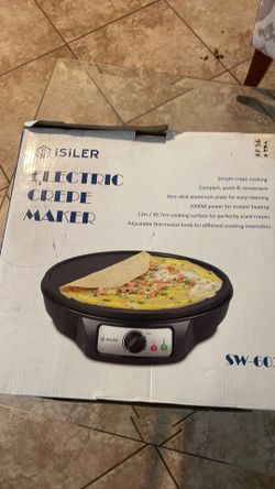 Electric crepe maker