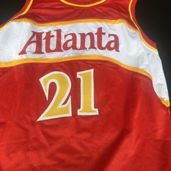 Dominique Wilkins Signed Jersey #21 Atlanta Hawks PSA Verified Auth