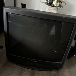 Black Vintage Panasonic TV