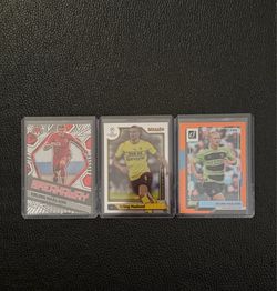 3 Variety Erling Halaand Cards Mint Condition