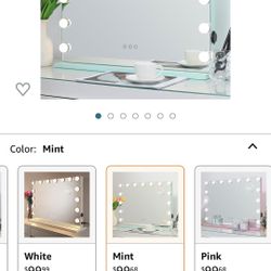 Large Vanity Makeup  Mirror With Lights