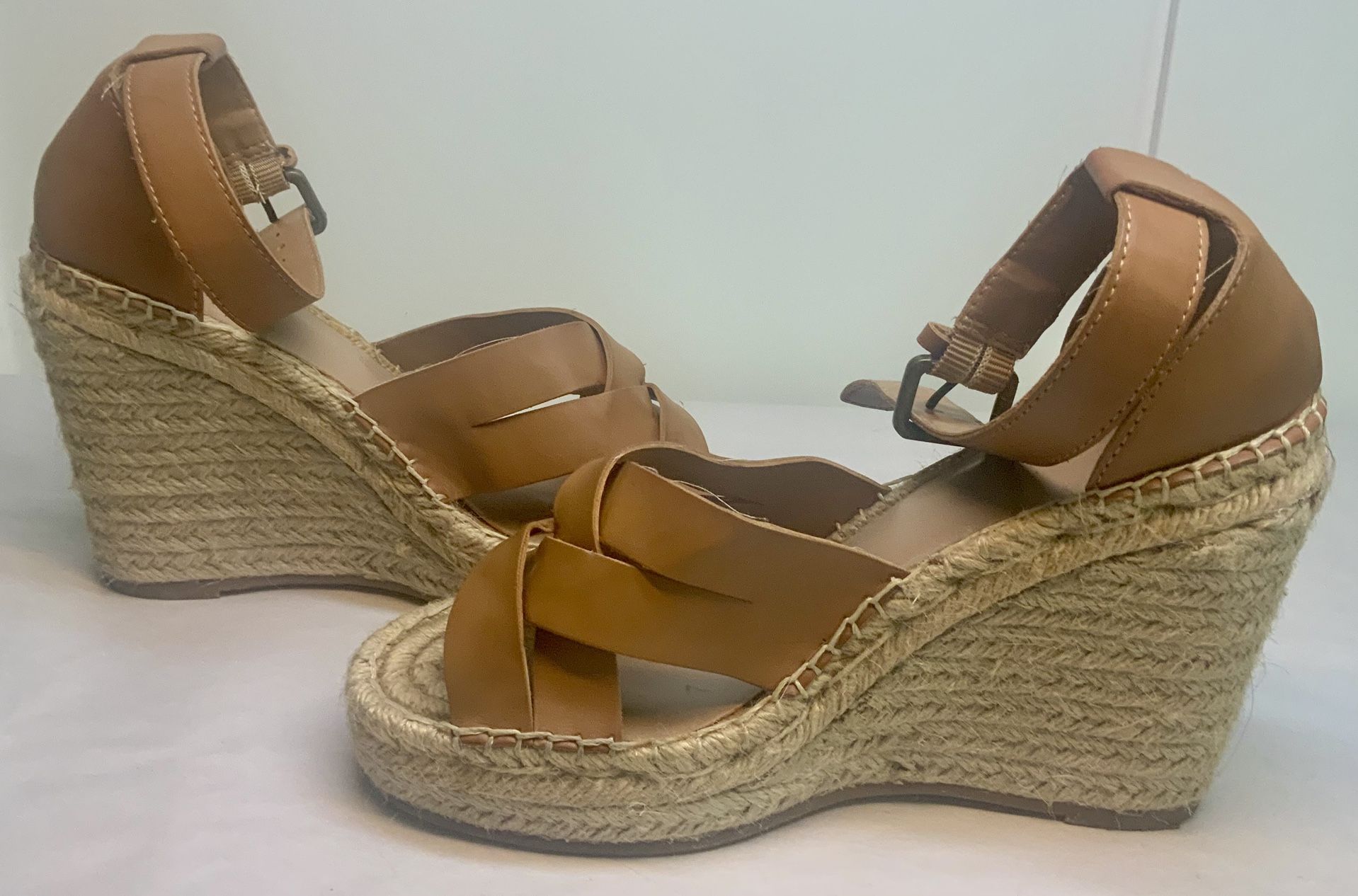 Stylish Tan Espadrille Wedge Sandals by Abound - Perfect for Summer!