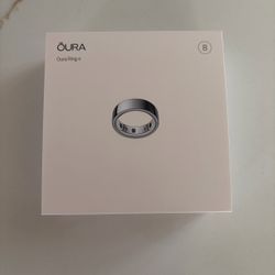 BRAND NEW SEALED Oura Ring Gen 4 Silver Size 7 Sleep/Health/Heart Rate Tracker