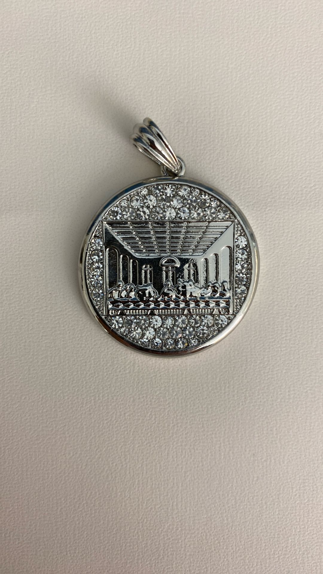 Stainless steel charm pendant