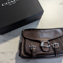 Coach Bag - Western Tabby In Silver/Maple