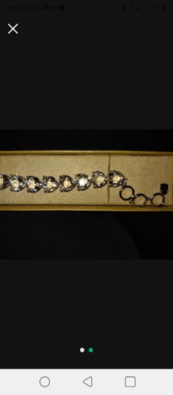 Sterling silver heart bracelet