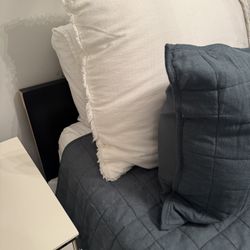 Queen Black Simple Bed frame