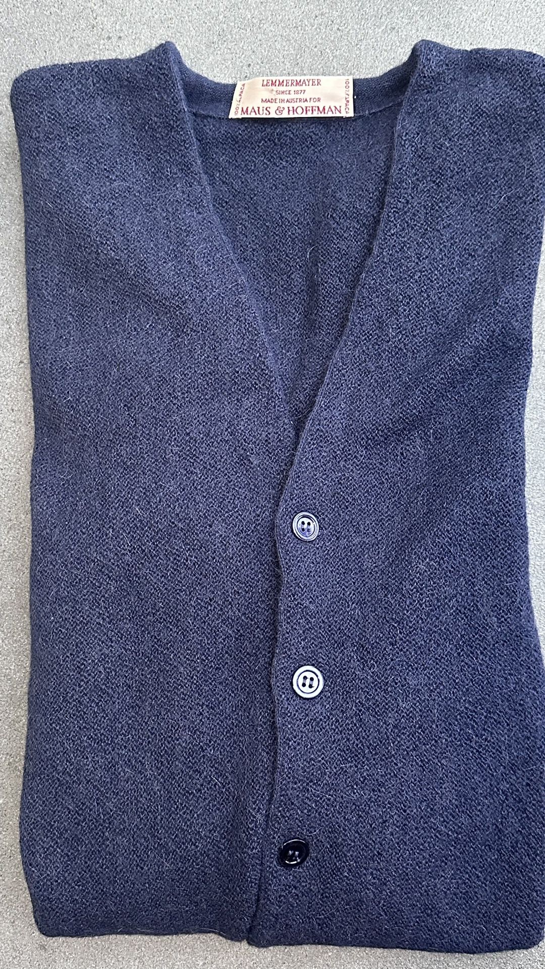 Maus&Hoffmann Navy Blue Button-Up Cardigan