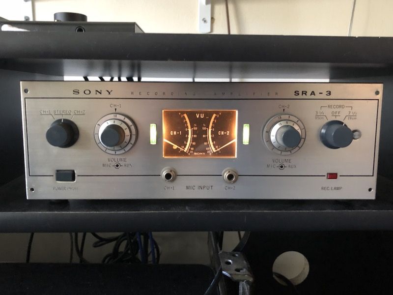 Sony SRA-3 Tube Preamplifier Phono Reel to Reel