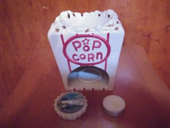 Yankee Candle (Pop Corn) Candle And Tart Warmer