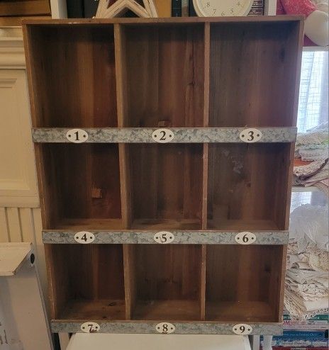Farm House Wall Shelving Unit