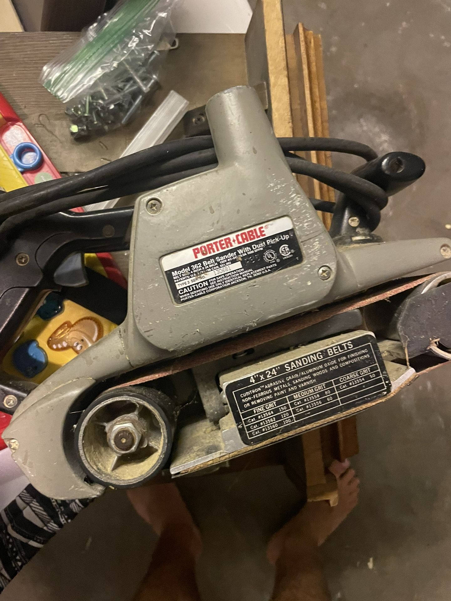 Porter Cable Belt Sander 362