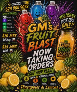 Sweet juicy kool-aid pineapple 🍍 & lemons 🍋 and pickles 🥒 also have liquor infused ones