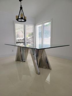 Offer - Glass Tables - Dining Set - New - Ask For Price