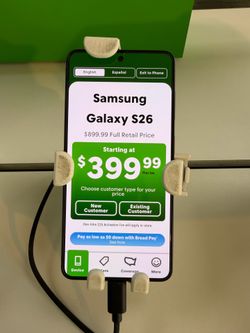 Samsung Galaxy S26 at Cricket
