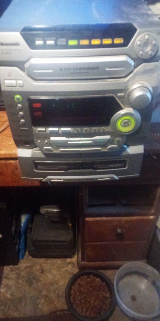 Panasonic AK-57 Stereo/CD Player/Changer/Cassette Player