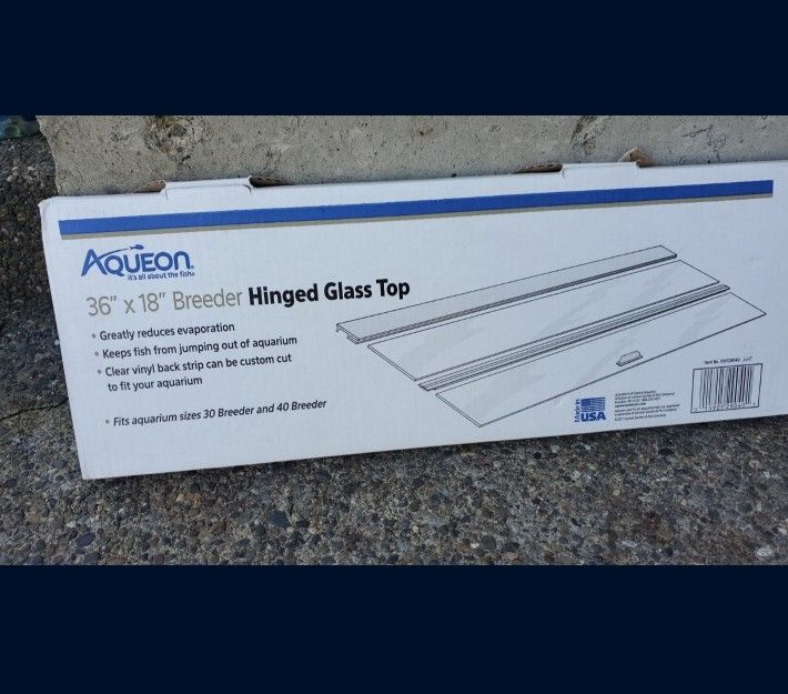 Aquarium Glass Top, 30gal 40gal Breeder