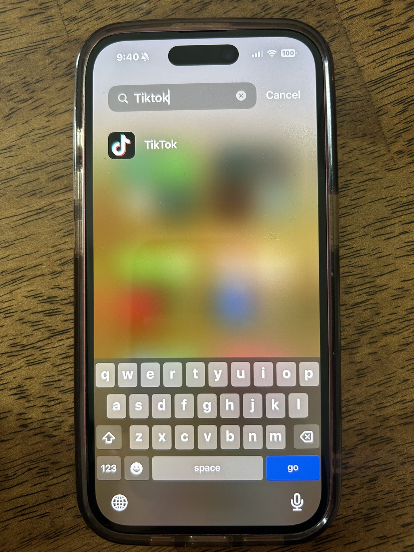 iPhone 14 - TikTok App Downloaded