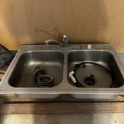 2 Compartment Kitchen Sink