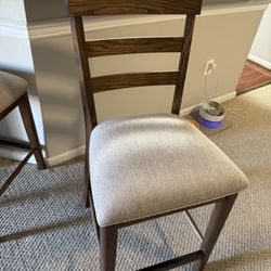 Hayward Solid Wood Ladder Back Counter Height Stools