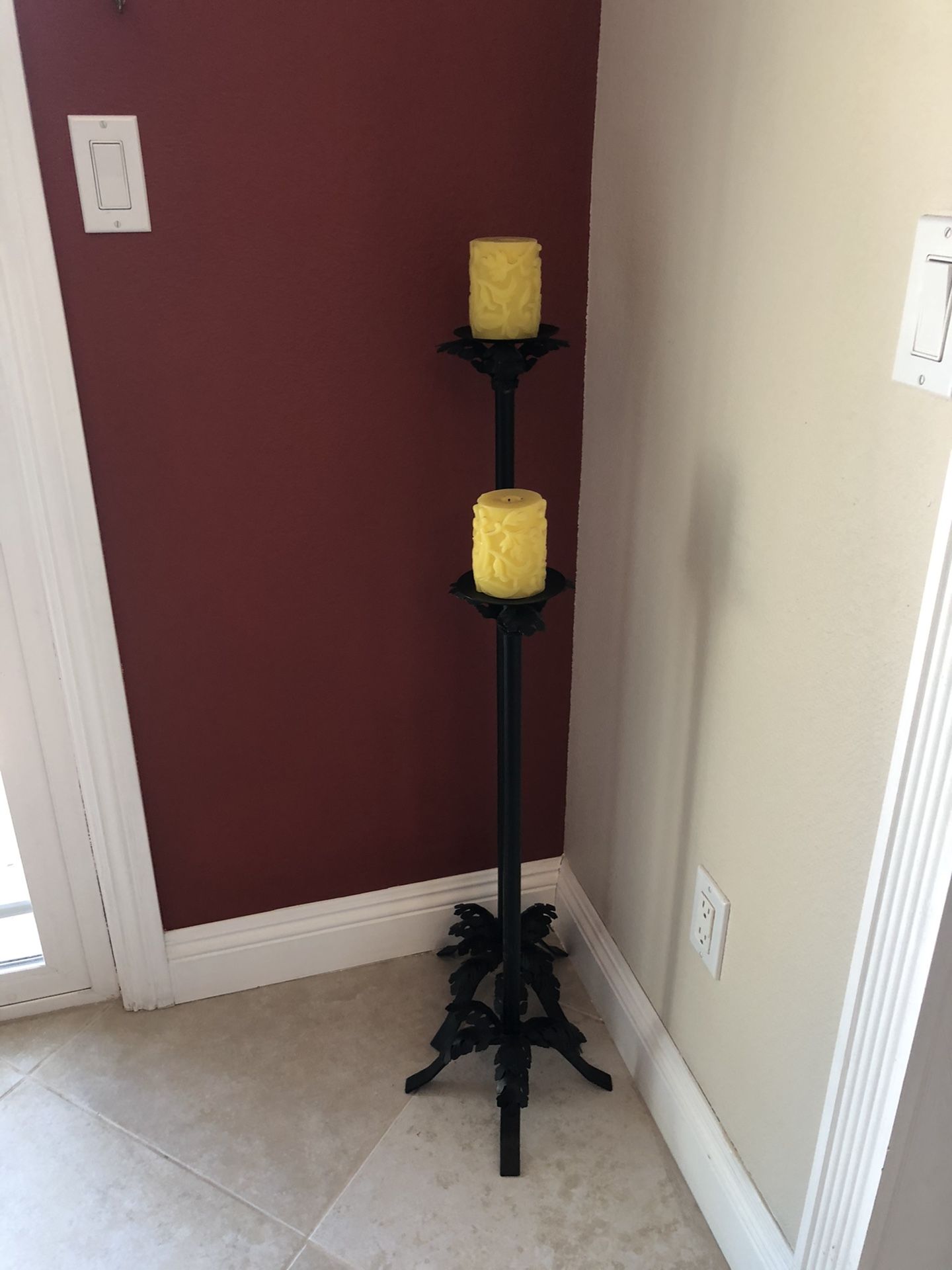 Candle and candle holder