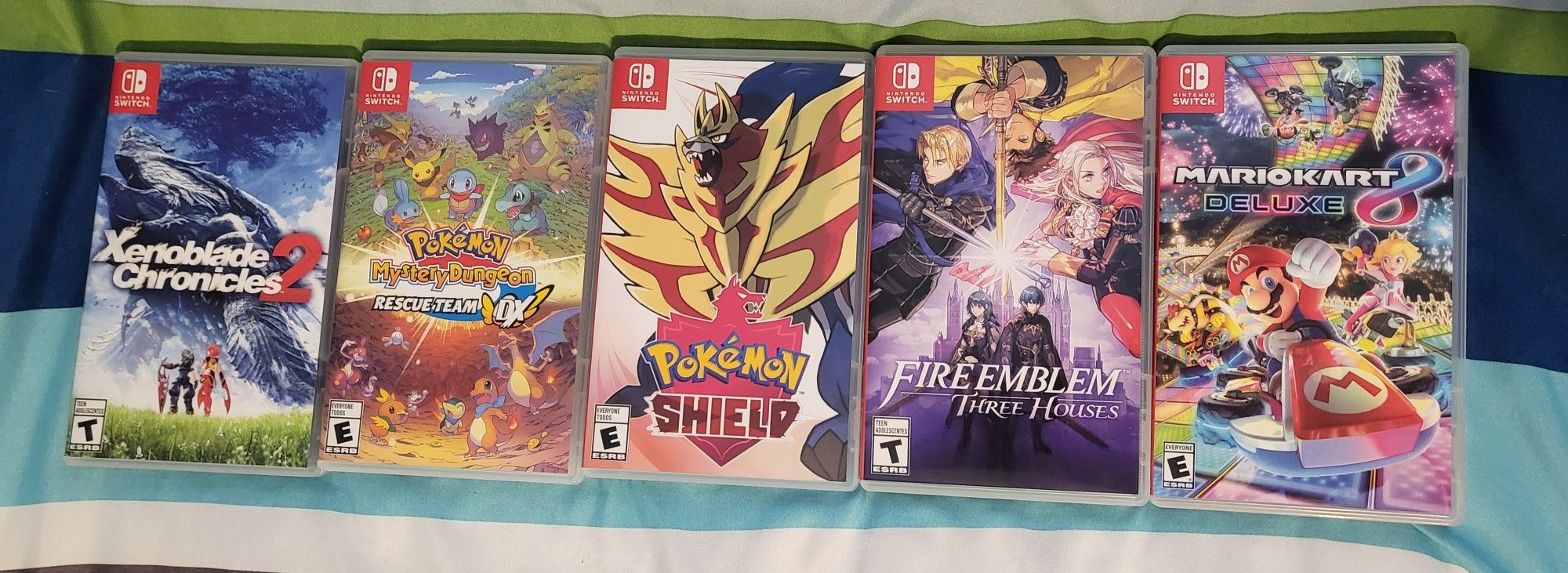 5 Used Switch Games Bundle