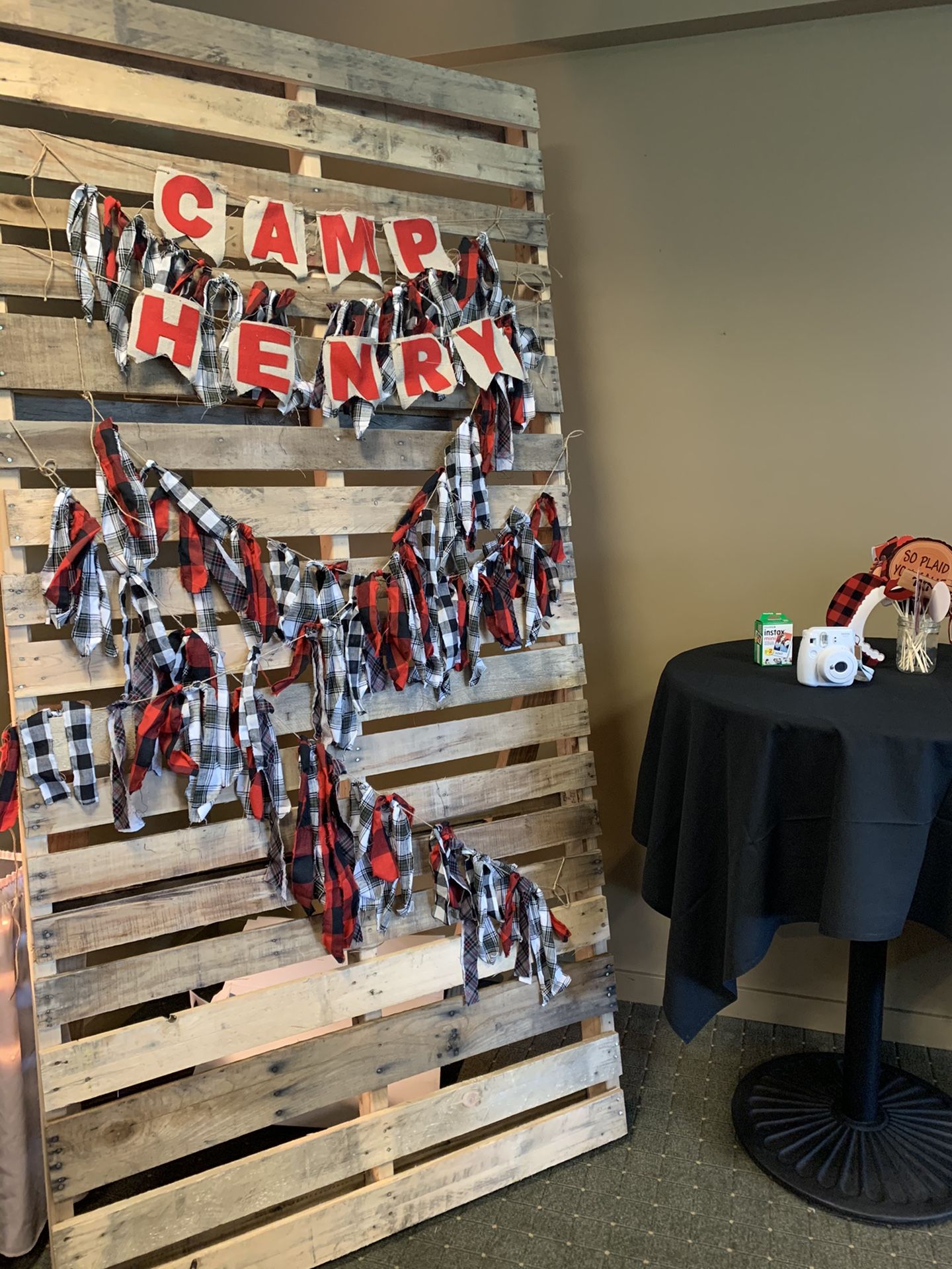 Lumberjack Theme Party Decor
