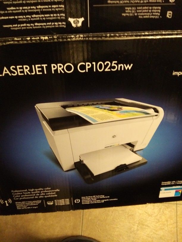 LaserJet Pro CP1025nw Wireless Printer 
