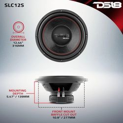 Ds18 Slc-12S Subwoofer In Black - 12-Inch Speaker 500W Max Power 250W Rms Power