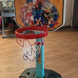 Kids sonic basketball court