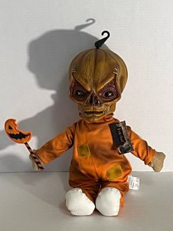 Trick 'r Treat" Unmasked Sam plush doll 18 inches tall brand new