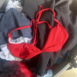 Red Bikini Top