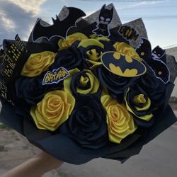 Batman bouquet 
