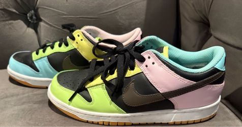 Nike Dunk Lows Free 99 Colorful Colorblock Size 6y