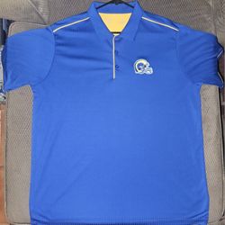LA Rams Men's Polo Shirt Size XL 