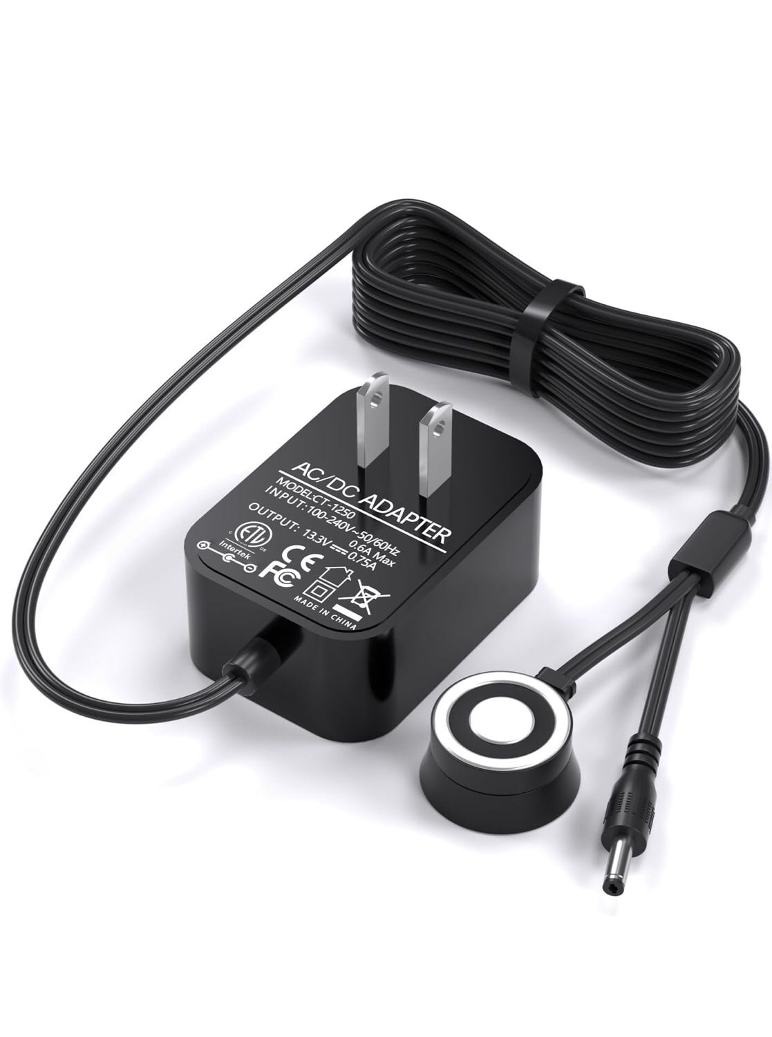 Magnetic AC Charger for Shark VM252 VACMOP Pro Cordless Hard Floor Vacuum Mop Compatible for VM250 VM251 VM252P10