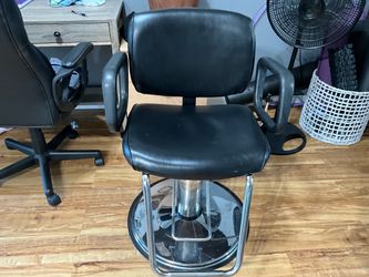Salon chair w/ tilt back