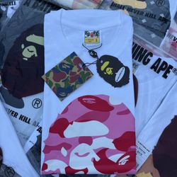Bape Shirts Sizes small,medium ONLY