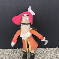 JAKE Neverland PIRATES CAPTAIN HOOK disney jr PLUSH stuffed JUST PLAY Peter Pan