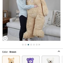 Plush, Large Stuffed Cute Toy with Big Footprint, Gift for Girls Girlfriend Wife, 5.3 Feet