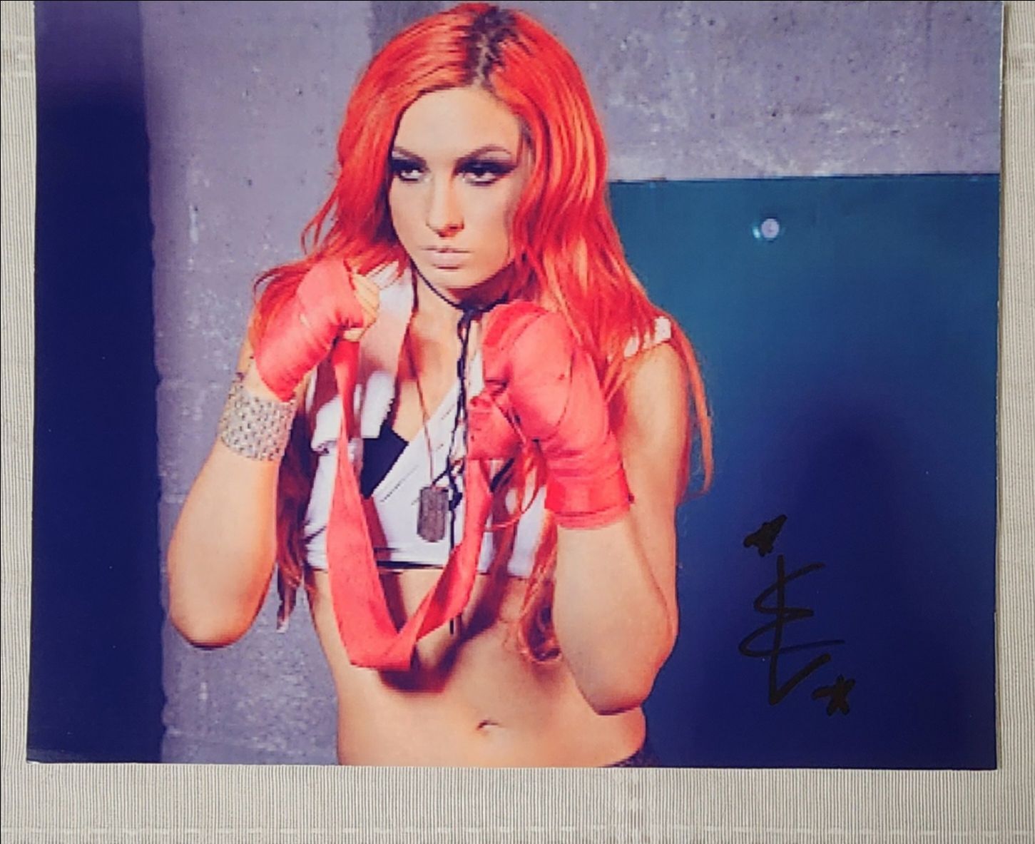 Becky Lynch Autographed 8x10 Photo WWE