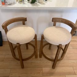 Clayt Mid Century Modern Bar Stools