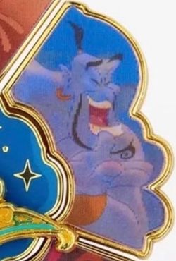 Loungefly Disney Aladdin Lenticular Genie Portrait Blind Box Pin