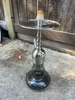 German Stainless Steel Hubbly Bubbley