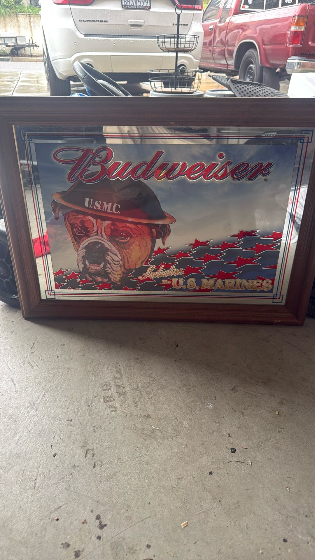 Budweiser Marine Mirror
